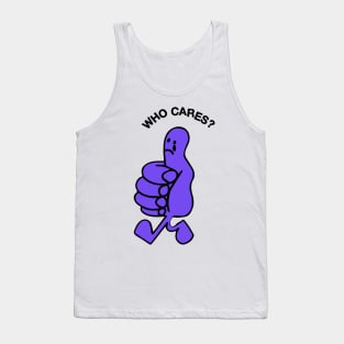 rex orange county who cares purple Tank Top